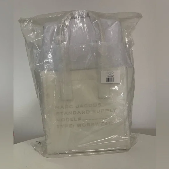 Marc Jacobs Large White Supply Tote Bag - Picture 5 of 7